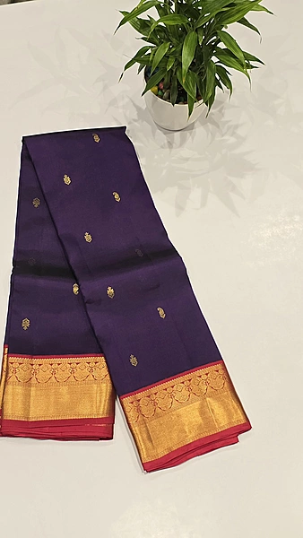 Pure Kanchi Pattu Silk (id 8006)
