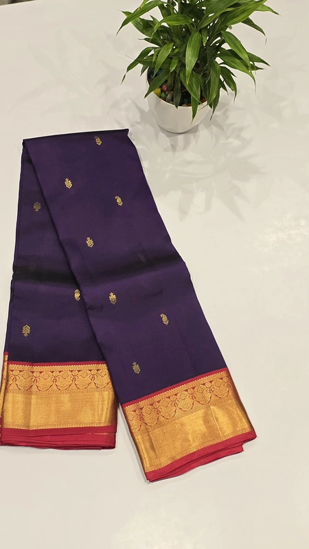 Pure Kanchi Pattu Silk (id 8006)