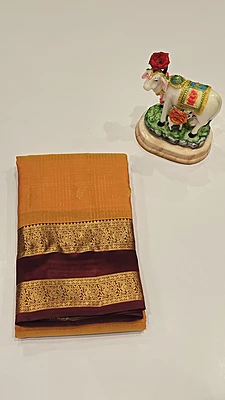 Pure Kanchi Pattu Silk (id 8010)