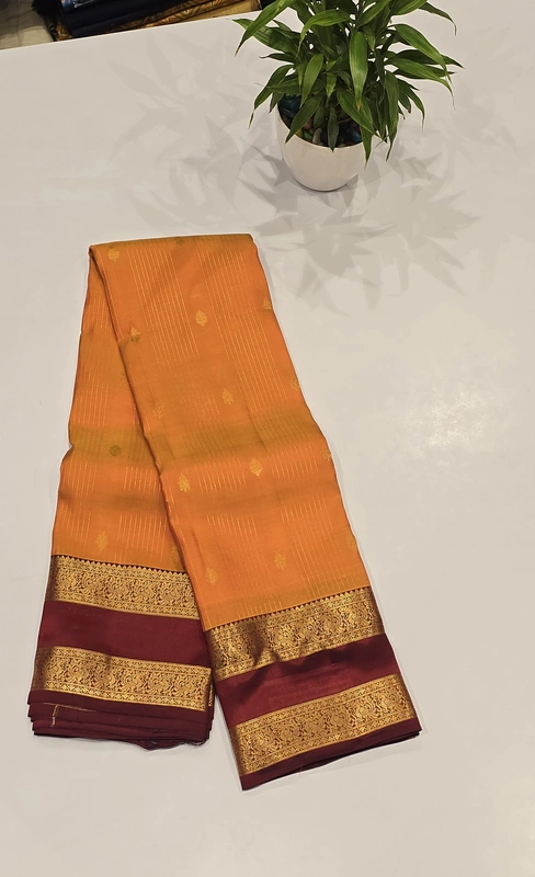 Pure Kanchi Pattu Silk (id 8010)