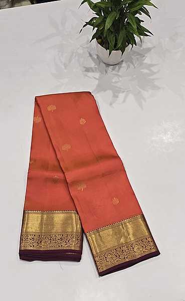 Pure Kanchi Pattu Silk (id 8012)