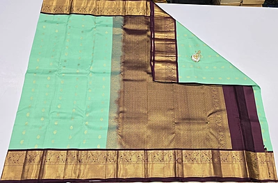 Pure Kanchi Pattu Silk (id 8016)