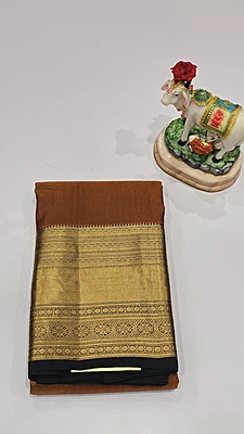 Pure Kanchi Pattu Silk (id 8019)