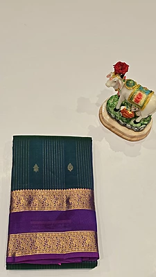 Pure Kanchi Pattu Silk (id 8021)