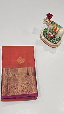Pure Kanchi Pattu Silk (id 8024)