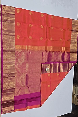 Pure Kanchi Pattu Silk (id 8024)