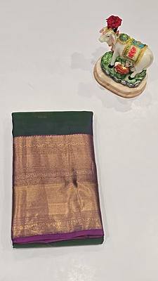 Pure Kanchi Pattu Silk (id 8025)