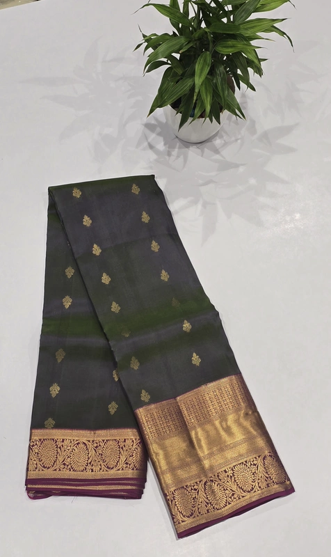 Pure Kanchi Pattu Silk (id 8026)