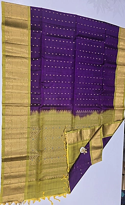 Pure Kanchi Kuppadam Handloom Silk with Silk Mark (id 10001)