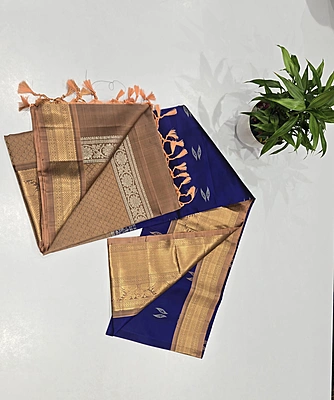 Pure Kanchi Kuppadam Handloom Silk with Silk Mark (id 10004)