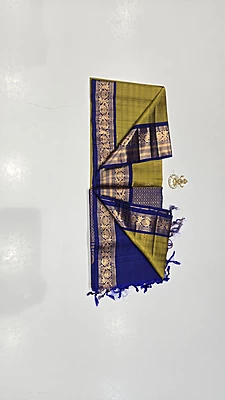 Pure Kanchi Kuppadam Handloom Silk with Silk Mark (id 10011)
