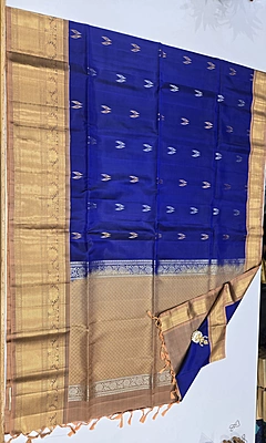 Pure Kanchi Kuppadam Handloom Silk with Silk Mark (id 10004)