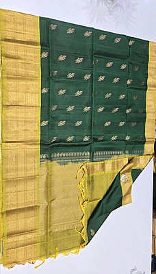 Pure Kanchi Kuppadam Handloom Silk with Silk Mark (id 10006)