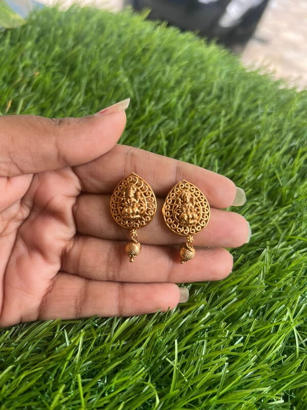 Gold Plated  Traditional Lakshmi Earing