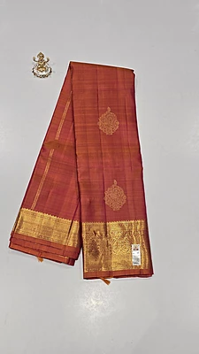Pure Kanchi Saree with 1 grm Gold (id 13006)