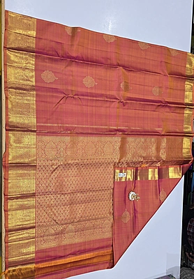 Pure Kanchi Saree with 1 grm Gold (id 13006)