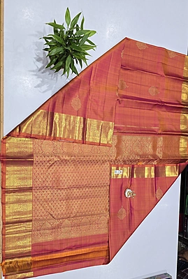 Pure Kanchi Saree with 1 grm Gold (id 13006)