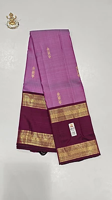 Pure Kanchi Saree with 1 grm Gold (id 13029)