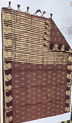 Tussur Cotton Saree (id 12004)