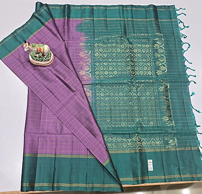 Pure Kuppadam Handloom Silk Saree (id 14000)
