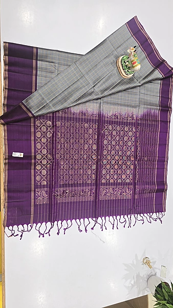 Pure Kuppadam Handloom Silk Saree (id 14001)