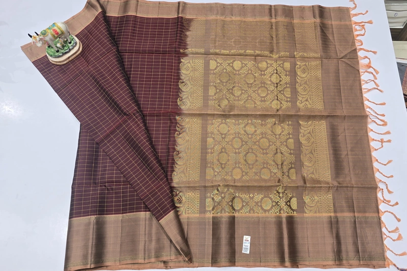 Pure Kuppadam Handloom Silk Saree (id 14005)