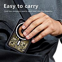 Champion 10000mAh Magnetic Wireless Transparent Power Bank – PD Fast Charging for iPhone & Android Champion 10000mAh Magnetic Wireless Transparent Power Bank – PD Fast Charging for iPhone & Android