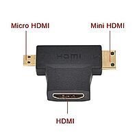 Hdmi F To Mini + Micro Adaptor
