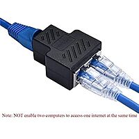 RJ45 Ethernet Splitter & Jointer 1x2