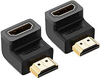 L-Shape HDMI Male to Female Adapter