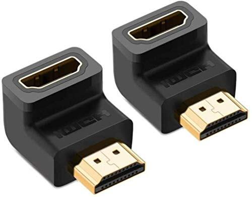L-Shape HDMI Male to Female Adapter