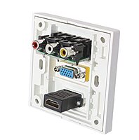 FACE PLATE HDMI+VGA+3RCA