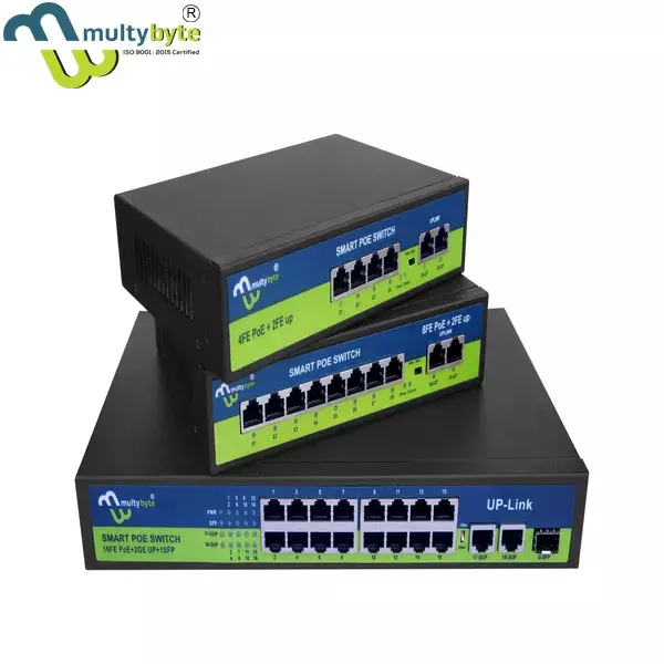 Multybyte 4 Port PoE Ethernet Switch
