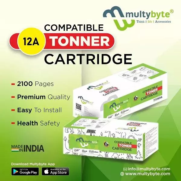 Multybyte 12A Laser Toner Cartridge