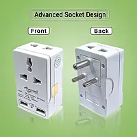 Multybyte 2+2 Multipurpose Conversion Plug with USB