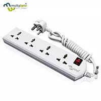 Multybyte 4+1 Way International Socket Extension Board (4M)