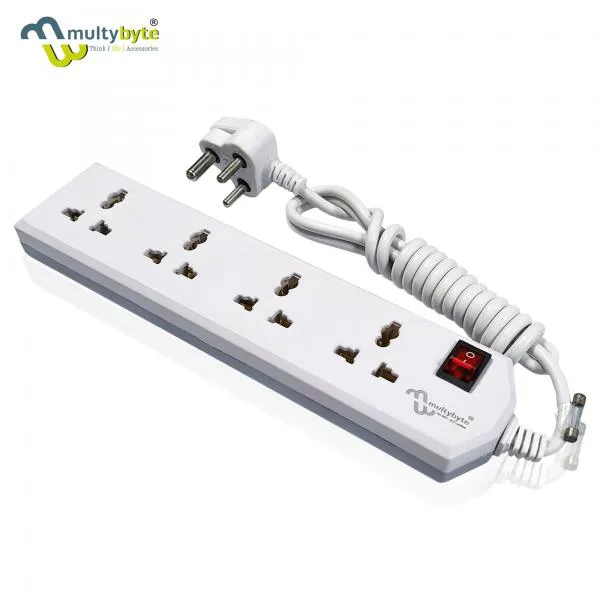 Multybyte 4+1 Way International Socket Extension Board (4M)