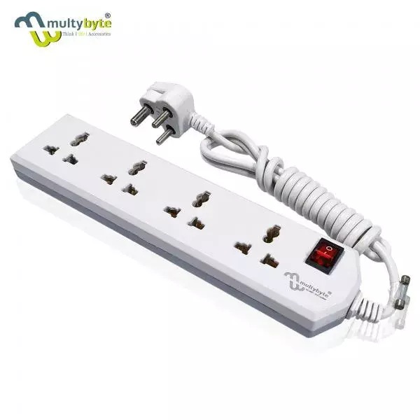 Multybyte 4+1 Way International Socket Extension Board (4M)