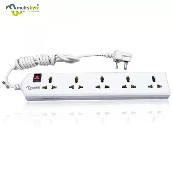 Multybyte 4+1 Way Spike Guard Extension Board (4M)