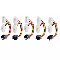 2 Smps Male to 6 Pin Female Power Cable