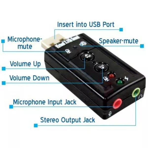 USB Sound Card 7.1