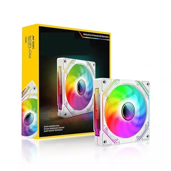 Smps 5-inch RGB LED PC Fan