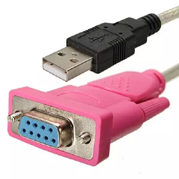USB 2.0 to 9-Pin Serial RS232 Adapter
