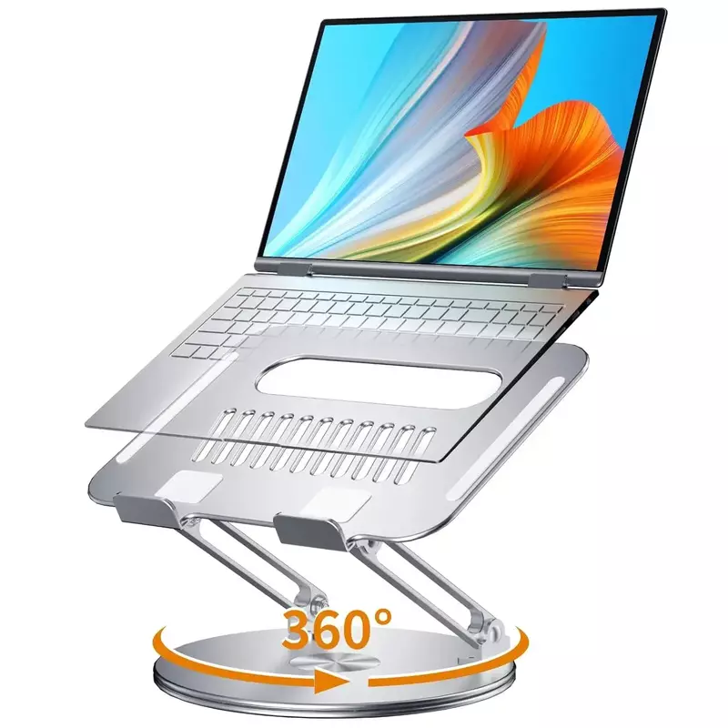 Foldable & Adjustable Metal Laptop Stand