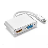 Type-C to HDMI + VGA Adapter
