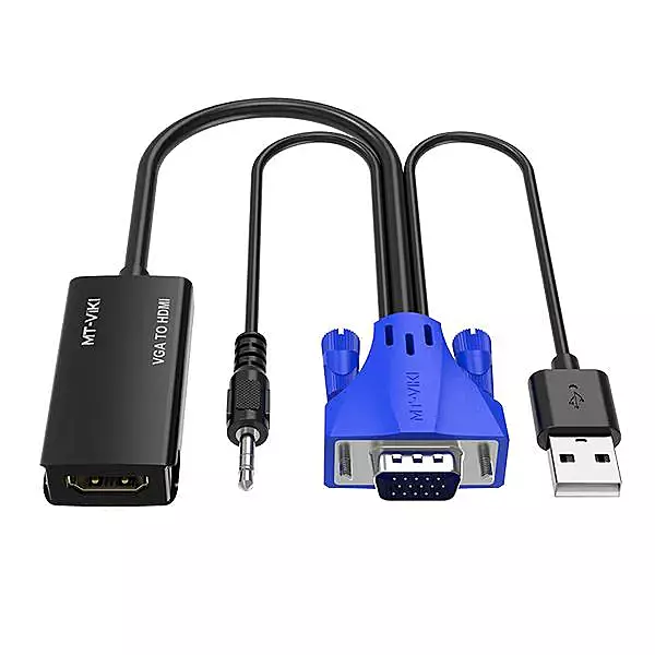 Mt-Viki VGA to HDMI with Audio Converter