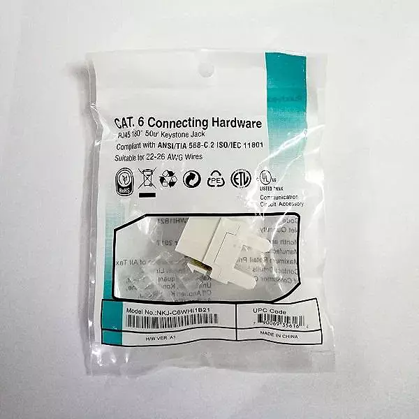 Cat6 IO Keystone Dlx