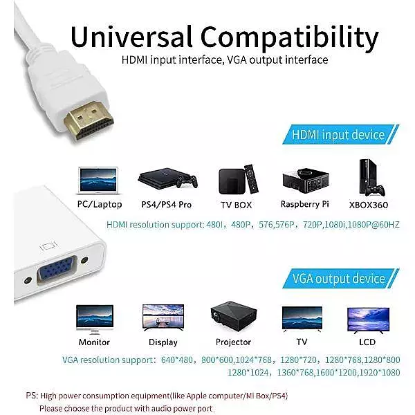 HDMI to VGA Converter