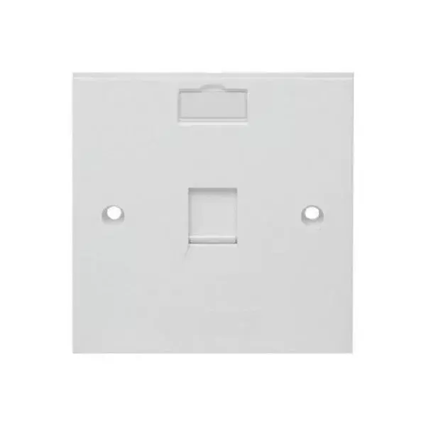 Face Plate 1 Port Dlx