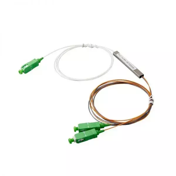 PLC Splitter 1X2 With Connector Sc/Apc (Pack Of 2Unit)